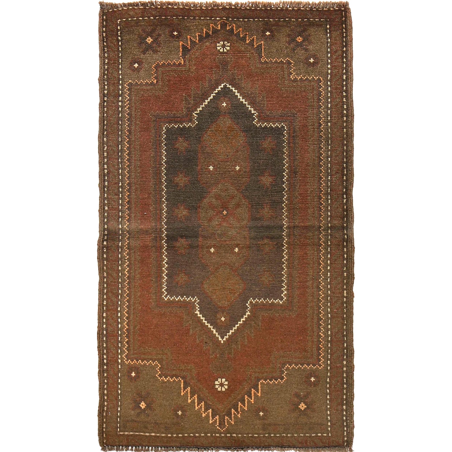 Hand Knotted Overdyed Rug 2' 6 x 4' 6 (ft) - No. B16241