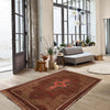 Hand Knotted Overdyed Rug 3' 0 x 4' 6 (ft) - No. B16281