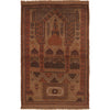 Hand Knotted Overdyed Rug 2' 8 x 4' 4 (ft) - No. B16282