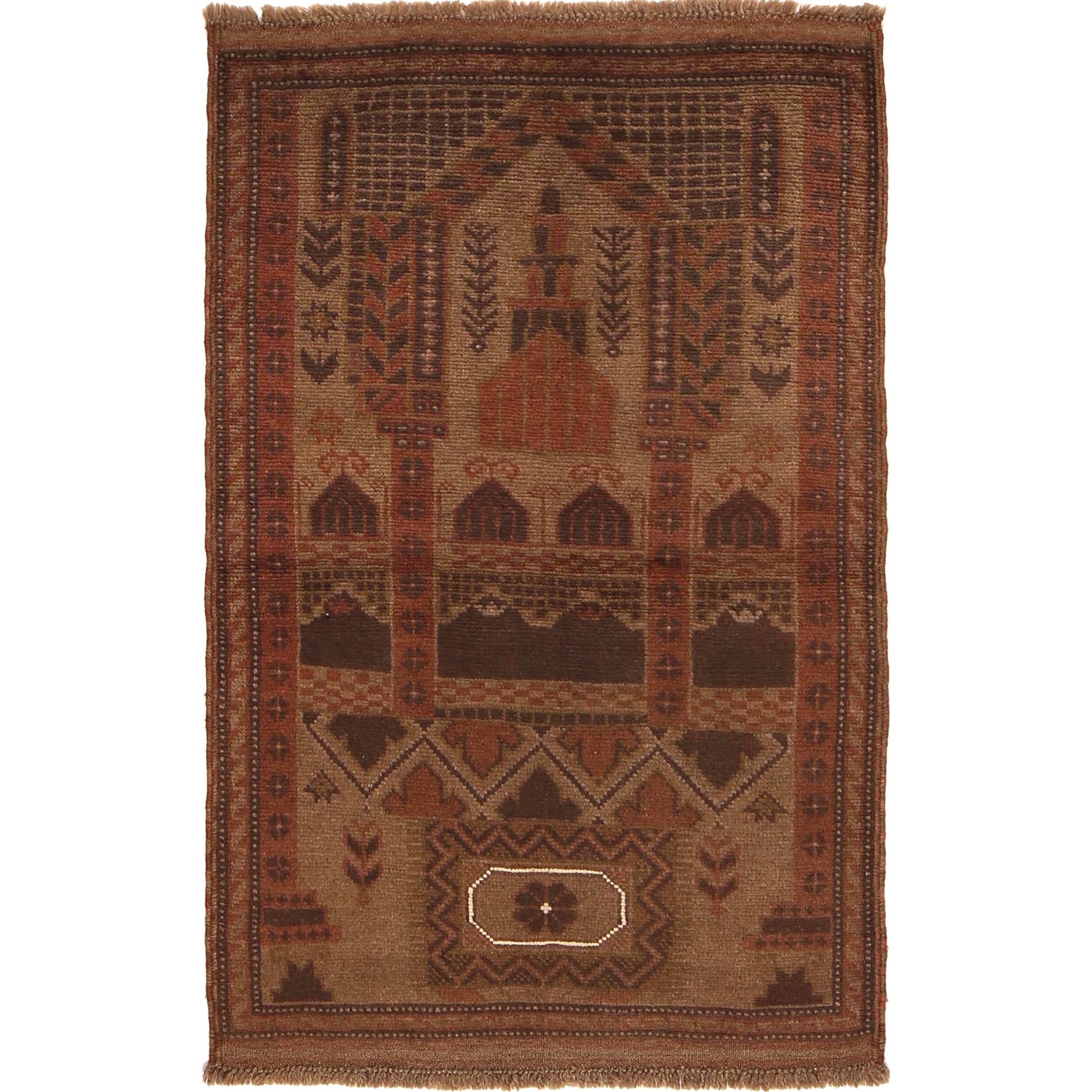 Hand Knotted Overdyed Rug 2' 8 x 4' 4 (ft) - No. B16282