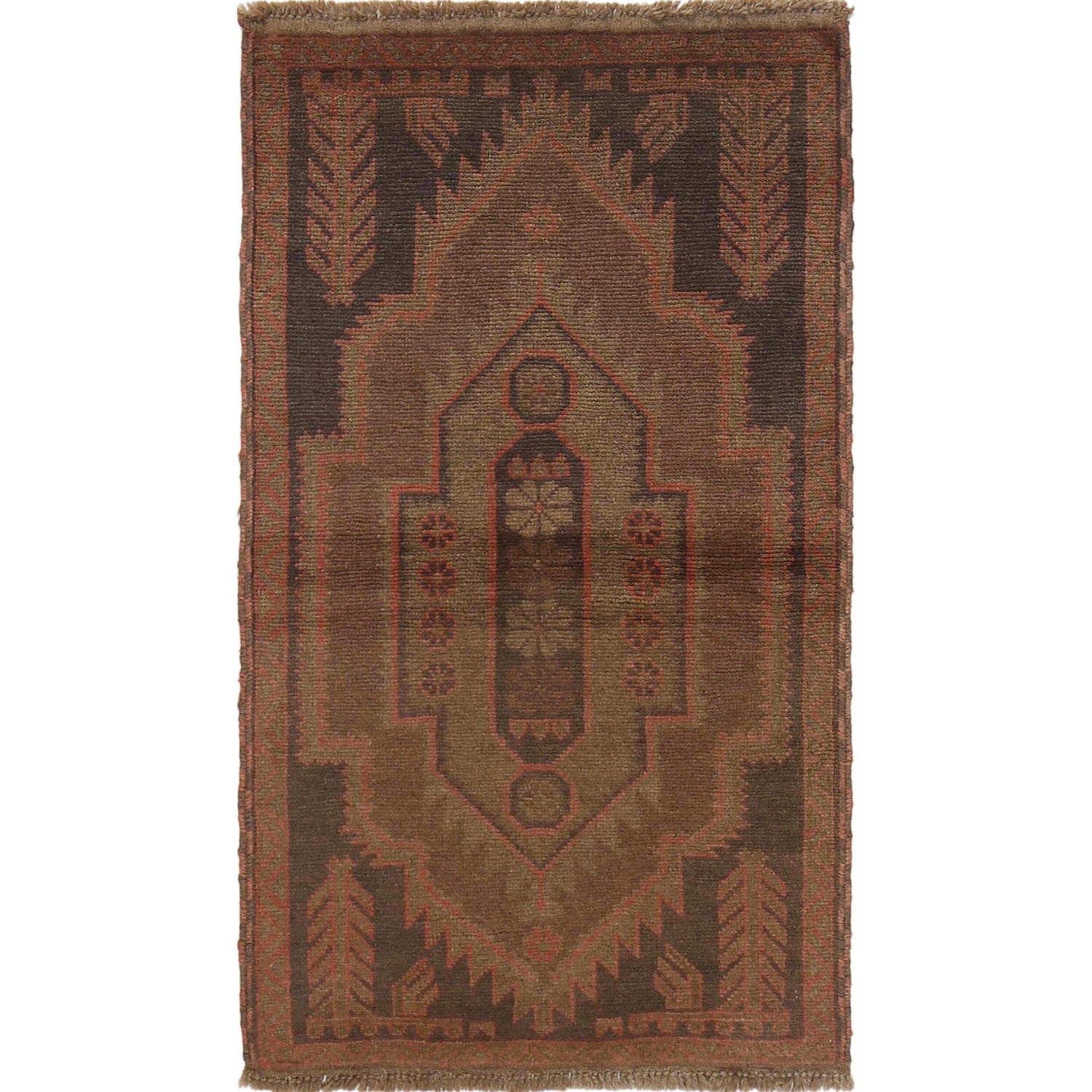 Hand Knotted Overdyed Rug 2' 5 x 4' 4 (ft) - No. B16297