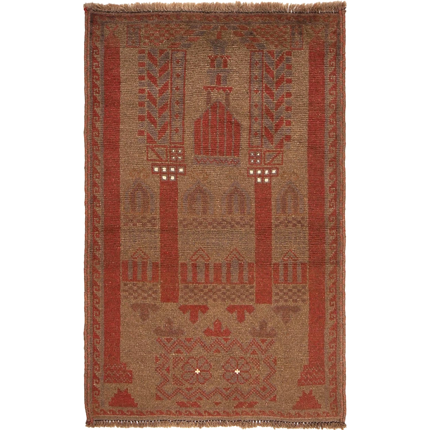 Hand Knotted Overdyed Rug 2' 6 x 4' 2 (ft) - No. B16298