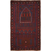 Handmade Jaye Namaz 2' 9" x 4' 6" (ft) - No. B16371