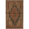 Hand Knotted Overdyed Rug 2' 8" x 4' 2" (ft) - No. B16732