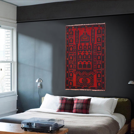 Jai Namaz 2' 8" x 4' 9" (ft) - No. B18448