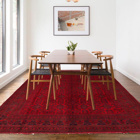 Handmade Khal Mohammadi Rug 8' 2 x 11' 4 (ft) - No. B18859