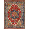 Handmade Persian Design Heriz Rug 5' 6 x 7' 7 (ft) - No. B19900