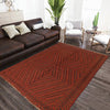 Red Mashwani Rug 6' 6 x 8' 7 (ft) - No. B21036