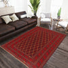 Red Mashwani Rug 6' 5 x 8' 8 (ft) - No. B21041