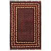 Hand Knotted Khoja Roshnai Rug 3' 1" x 4' 9" (ft) - No. B21051