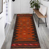 Flat Weave Kilim Runner 2' 4 x 4' 8 (ft) - No. B21312