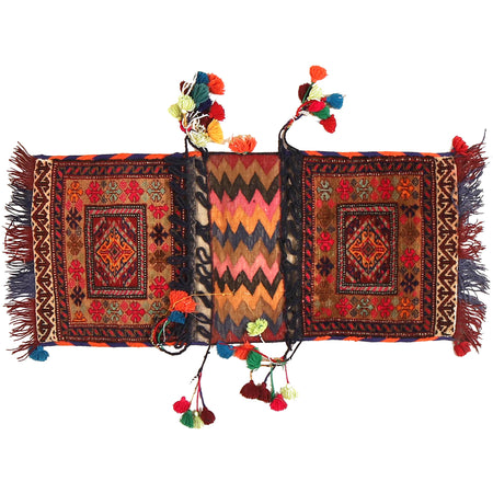 Baluch Saddle Bag 1' 5" x 3' 2" (ft) - No. B21376