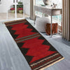 Flat Weave Kilim Runner 2' 2" x 4' 10" (ft) - No. B21416