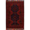 Red Color Baluchi Rug 4' 0 x 6' 4 (ft) - No. B22629