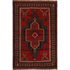 Red Color Baluchi Rug 4' 7 x 7' 3 (ft) - No. B23787