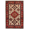 Hand Knotted Kazak Rug 3' 2 x 4' 9 (ft) - No. B26355