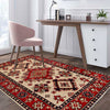 Hand Knotted Kazak Rug 3' 2 x 4' 9 (ft) - No. B26355