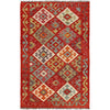 Handmade Vegetable Kilim 3' 4  x 5' 2 (ft) - No. B26369