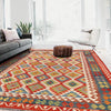 Handmade Vegetable Kilim 6' 6 x 9' 8 (ft) - No. B26717