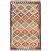 Handmade Vegetable Kilim 3' 9 x 6' 7 (ft) - No. B26720