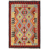 Handmade Vegetable Kilim 3' 9 x 5' 8 (ft) - No. B26726