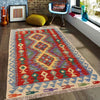 Handmade Vegetable Kilim 2' 8 x 4' 4 (ft) - No. B26747