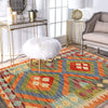 Handmade Vegetable Kilim 2' 5 x 3' 8 (ft) - No. B26753