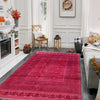 Pink Overdyed Rug 3' 5 x 6' 0 (ft) - No. B26779