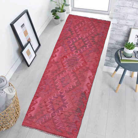 Overdyed Kilim Runner 2' 2" x 5' 7" (ft) - No. B29183