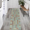 Green Overdyed Kelim Runner 2' 6" x 6' 3" (ft) - No. B29184