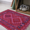 Handmade Overdyed Kilim 2' 0" x 2' 9" (ft) - No. B29208