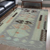 Hand Knotted Overdye Dhurrie 3' 11" x 5' 6" (ft) - No. B29235