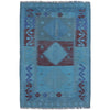 Handmade Overdyed Kilim 3' 6" x 5' 2" (ft) - No. B29240