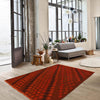 Hand Knotted Overdyed Rug 3' 1" x 4' 6" (ft) - No. B29241