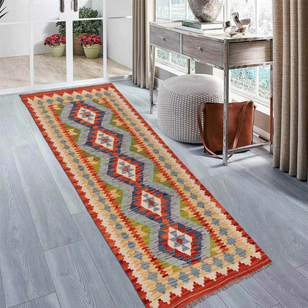 Vegetable Kilim Runner 2' 5" x 6' 3" (ft)- No. B29370