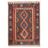 Handmade Vegetable Kilim 4' 4" x 5' 11" (ft) - No. B29377