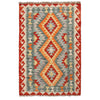 Handmade Vegetable Kilim 2' 8" x 3' 11" (ft) - No. B29400