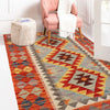 Handmade Vegetable Kilim 2' 9" x 4' 2" (ft) - No. B29420