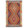 Handmade Vegetable Kilim 2' 9" x 4' 5" (ft) - No. B29421