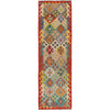 Vegetable Kilim Runner 2' 9" x 9' 8" (ft) - No. B29460a