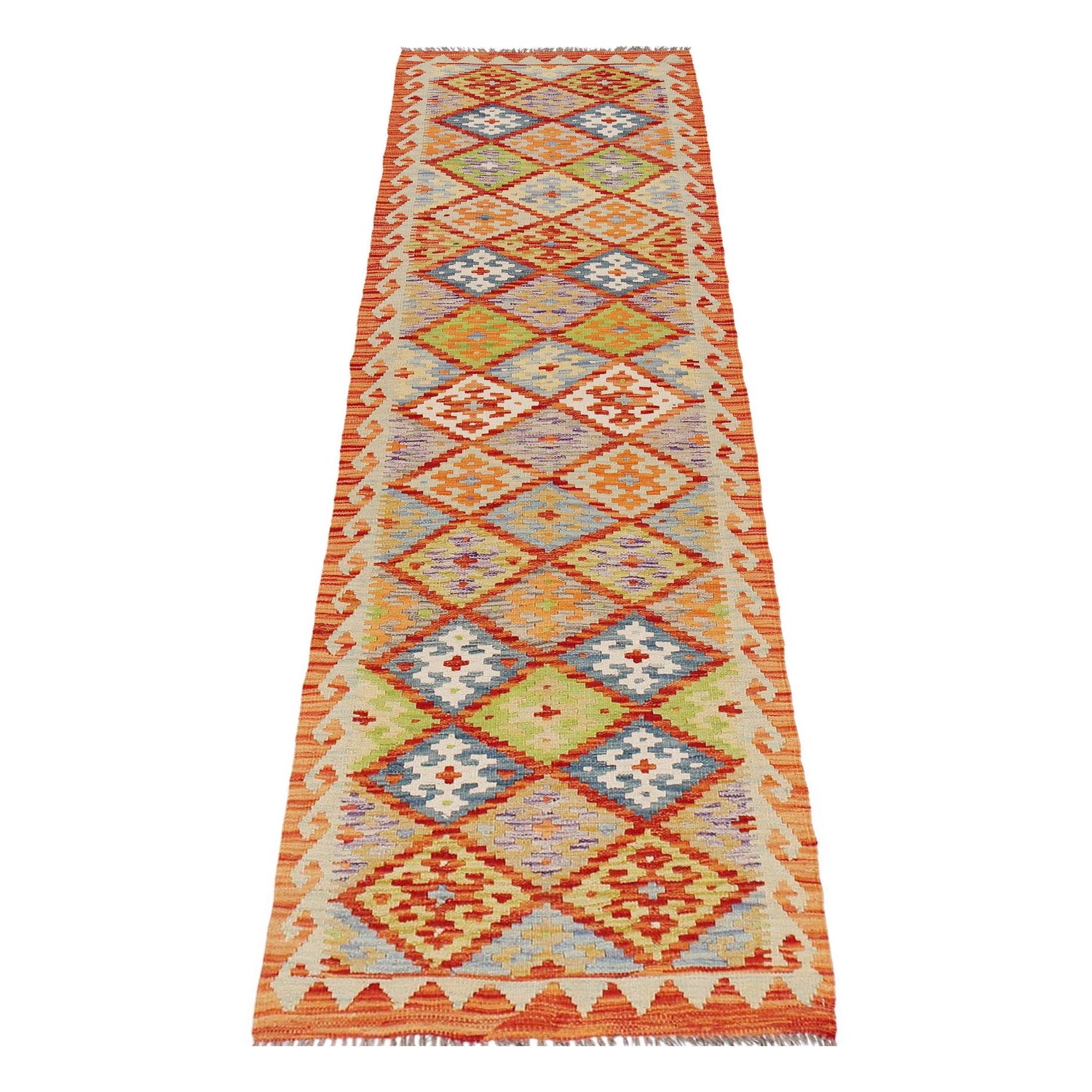 Vegetable Kelim Runner 2' 6" x 9' 0" (ft) - No. B29479