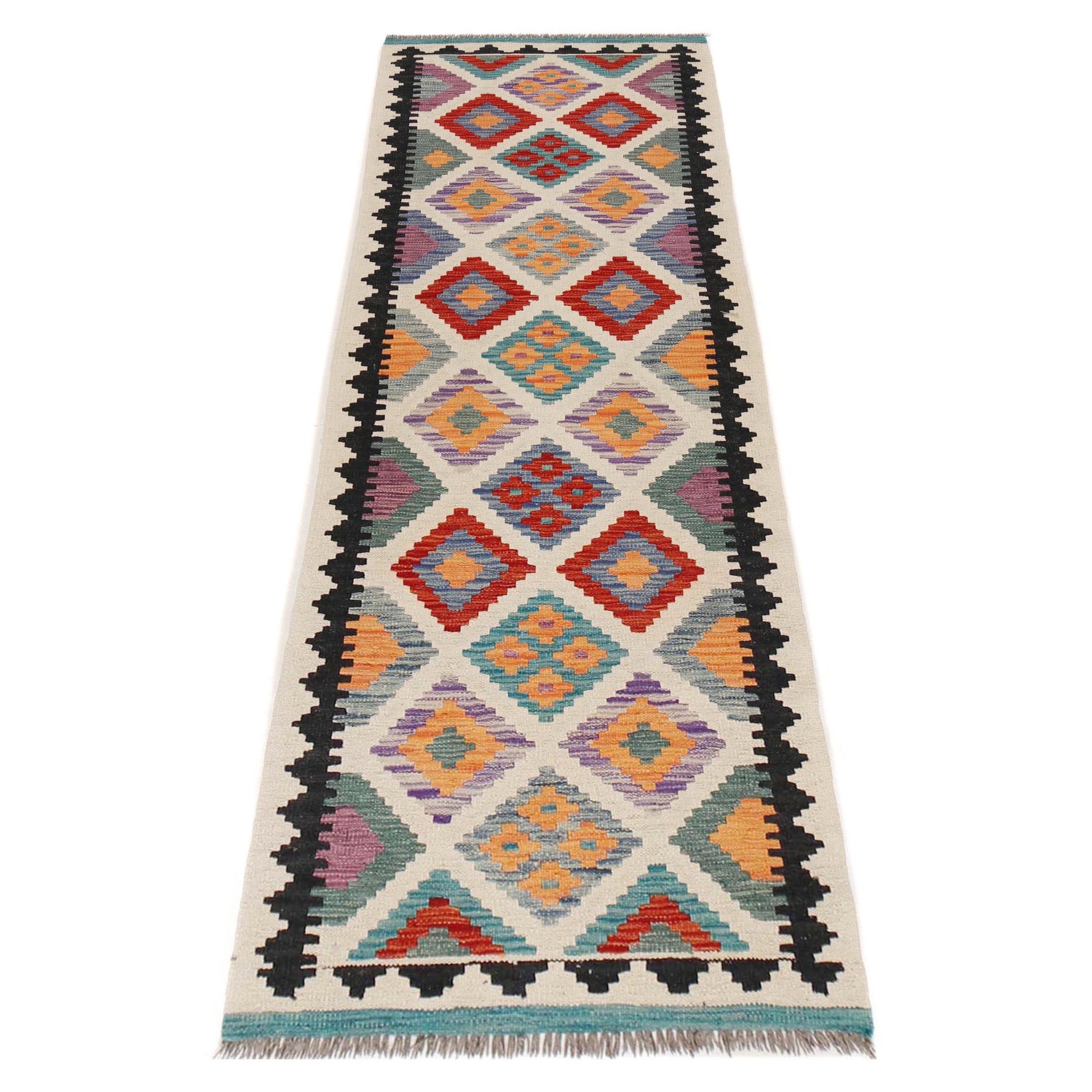 Vegetable Kilim Runner 2' 5" x 8' 1" (ft) - No. B29492