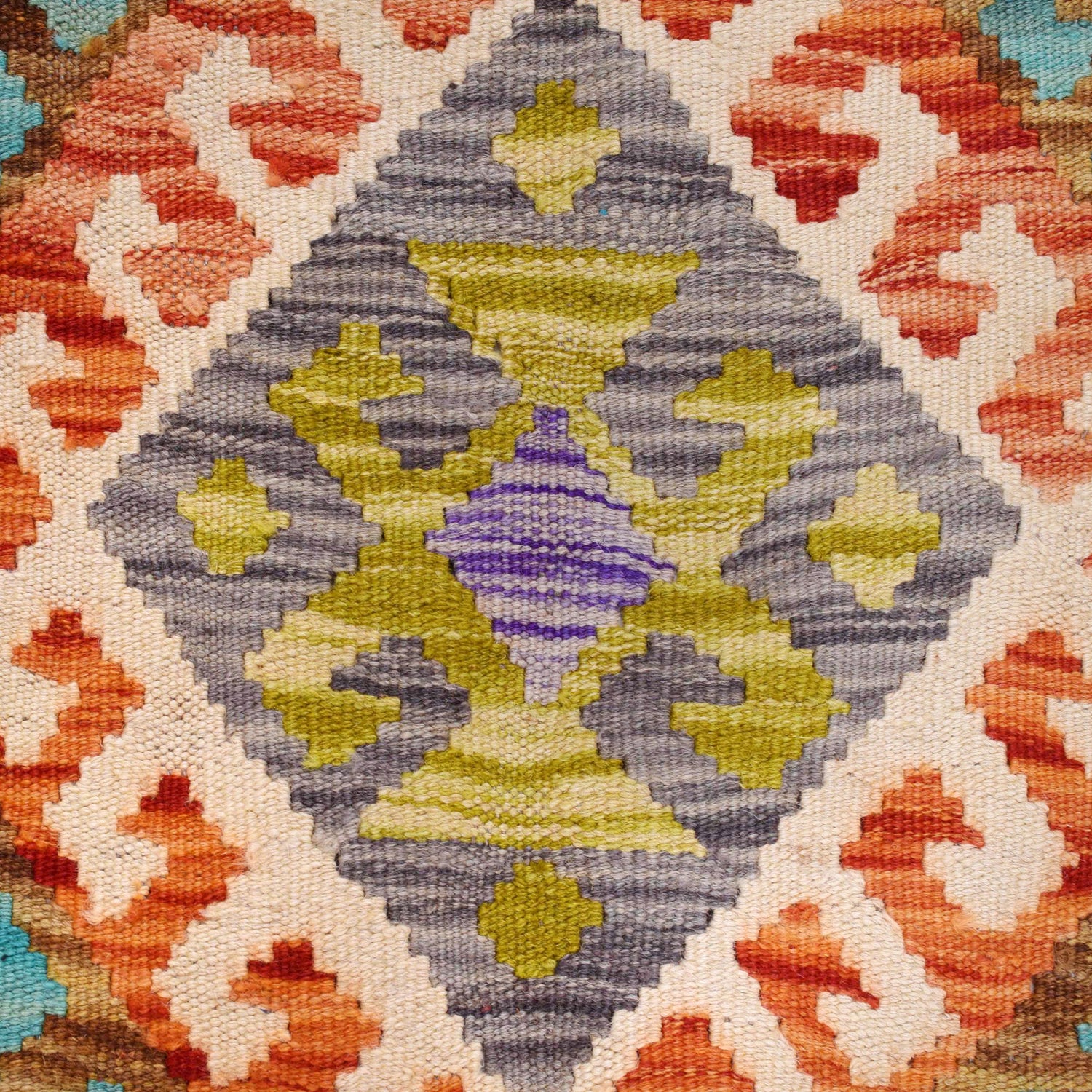 Handmade Vegetable Kilim 6' 7" x 10' 1" (ft) - No. B29518