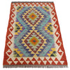 Handmade Vegetable Kilim 2' 7" x 3' 10" (ft) - No. B29624