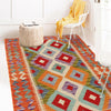 Handmade Vegetable Kilim 2' 9" x 4' 3" (ft) - No. B29644