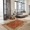 Handmade Vegetable Kilim 2' 8" x 3' 11" (ft) - No. B29647