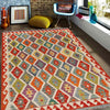 Handmade Vegetable Kilim 5' 0" x 6' 7" (ft) - No. B29675