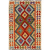 Handmade Vegetable Kilim 2' 9" x 4' 2" (ft) - No. B29680