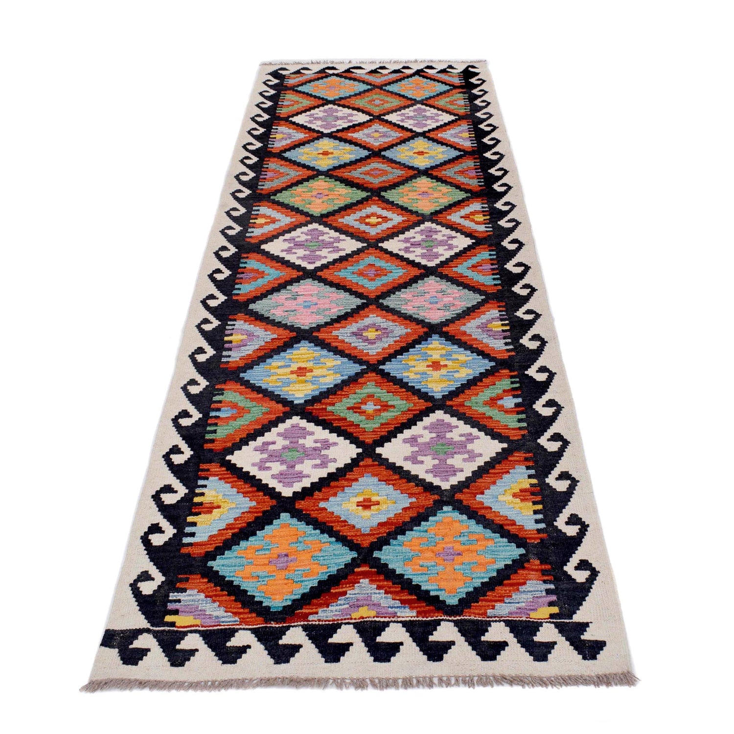 Vegetable Kilim Runner 2' 9" x 10' 2" (ft) - No. B29685