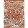 Handmade Vegetable Kilim 5' 0" x 6' 7" (ft) - No. B29702